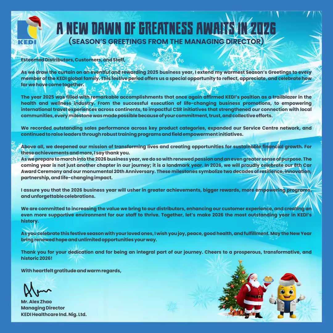 Kedi Health Care Industries Sc.466 - Healthcare in Minna