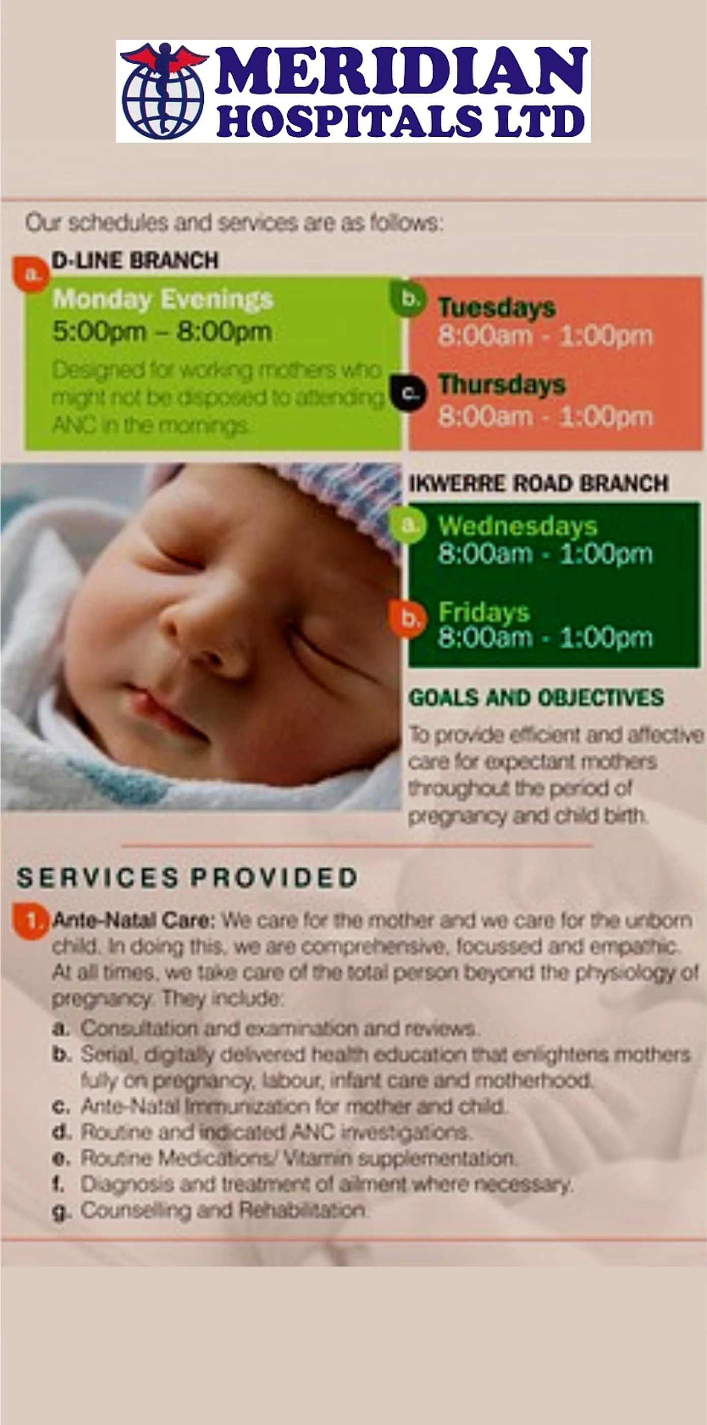 Meridian Hospitals – Hospital and Clinic in Port Harcourt, Rivers (Gallery image 2)