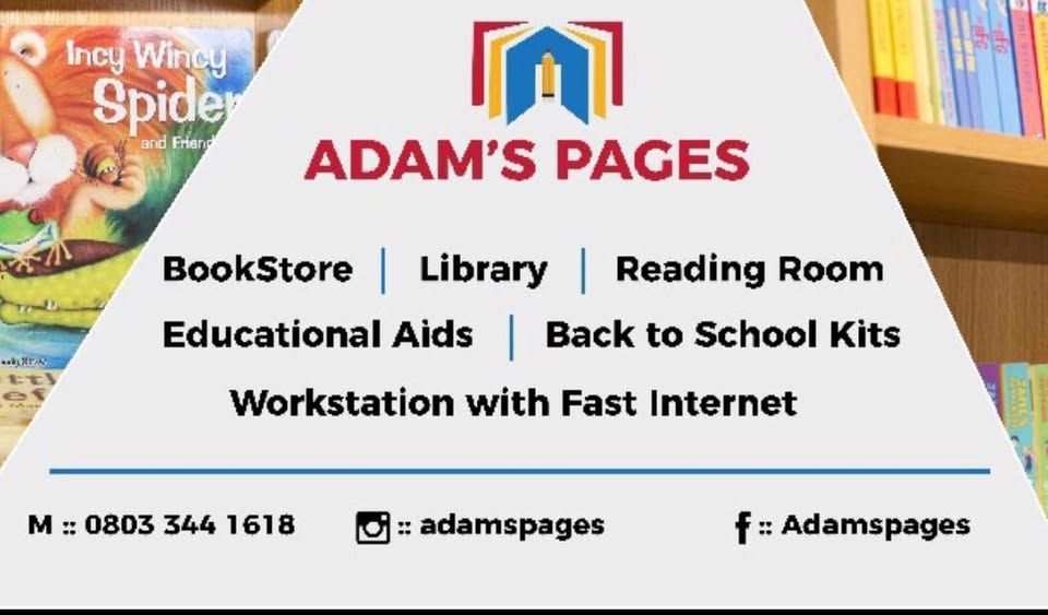 Adam’s Pages - Bookstores in Abuja