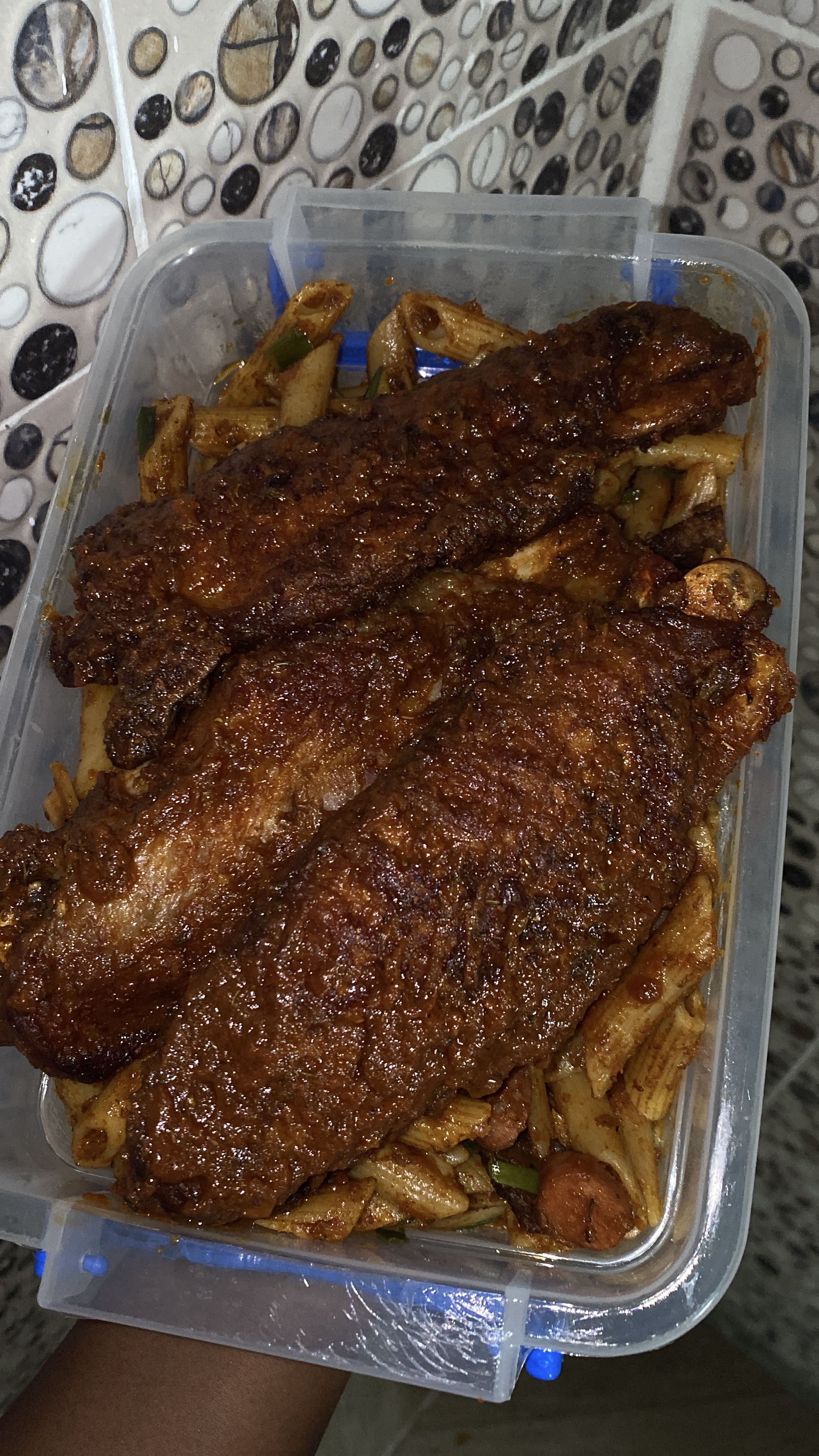 Beef and Sausage Penne Pasta