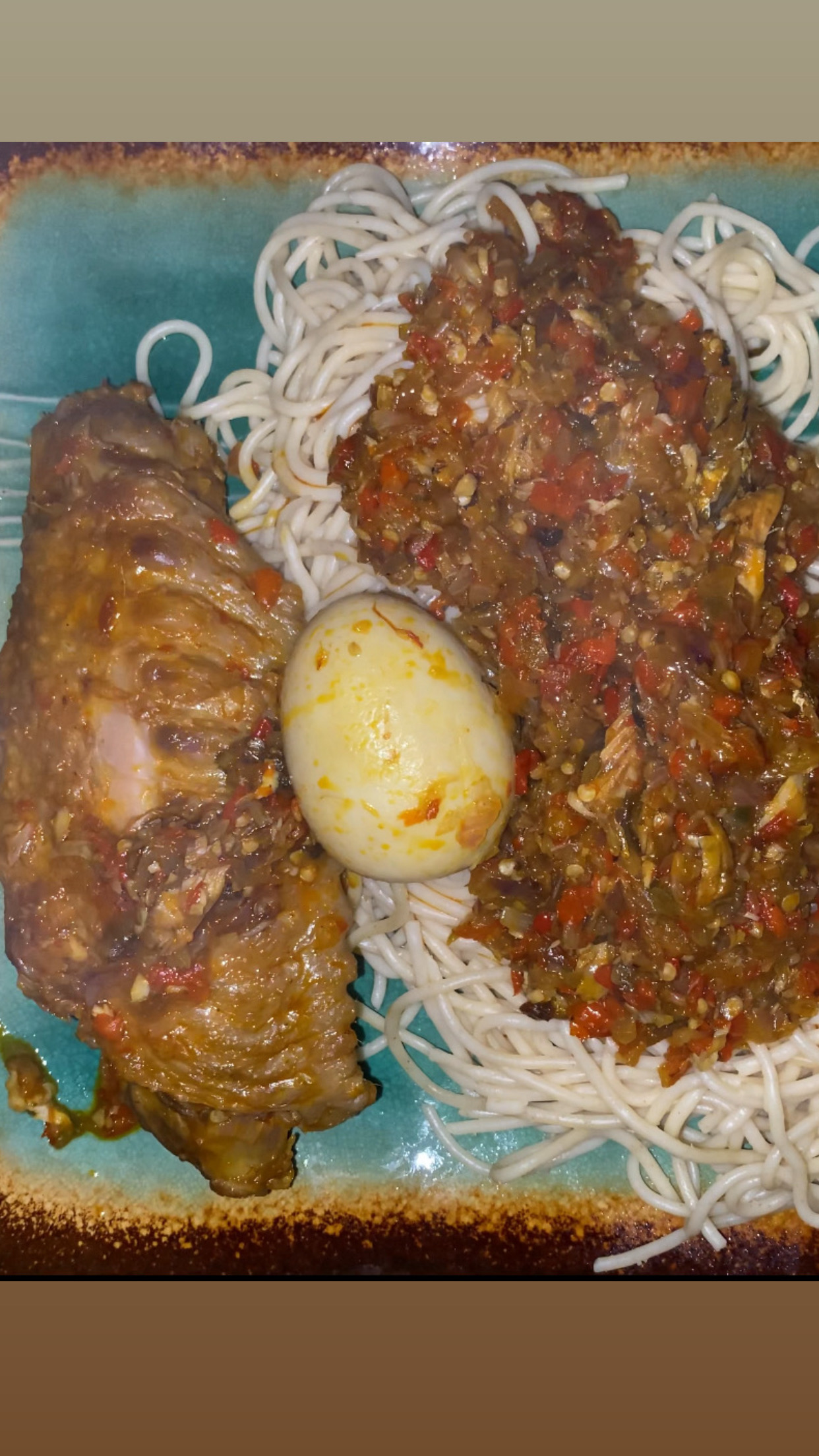 Pasta with Fish sauce