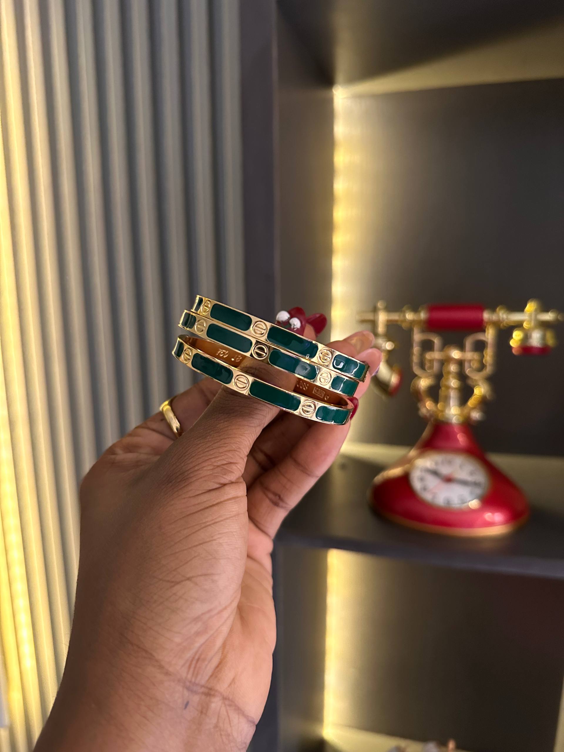 Colored Cartier bracelet