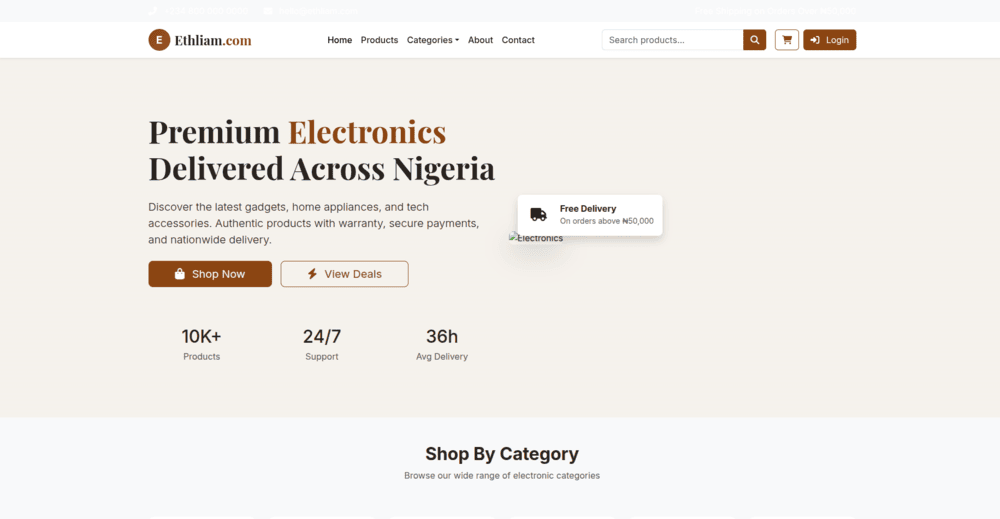 E-commerce Website Design and Development